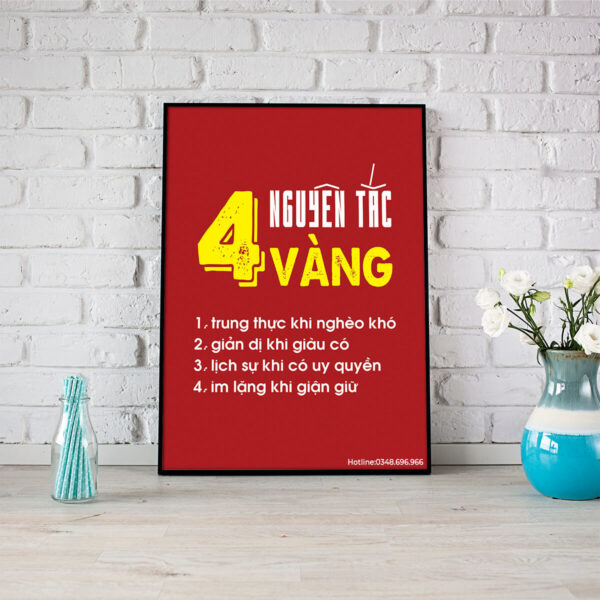 Tranh văn phòng: 4 nguyên tắc vàng