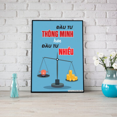 Tranh văn phòng: Đầu tư thông minh hơn đầu tư nhiều