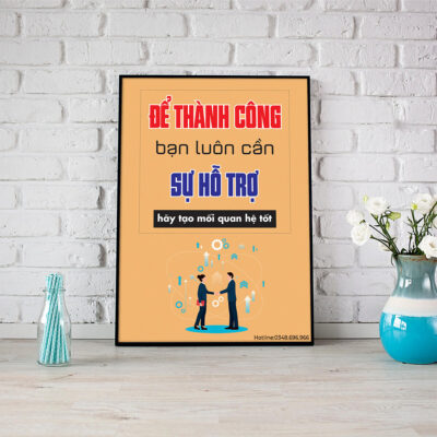 Để thành công bạn luôn cần sự hỗ trợ, hãy tạo mối quan hệ tốt