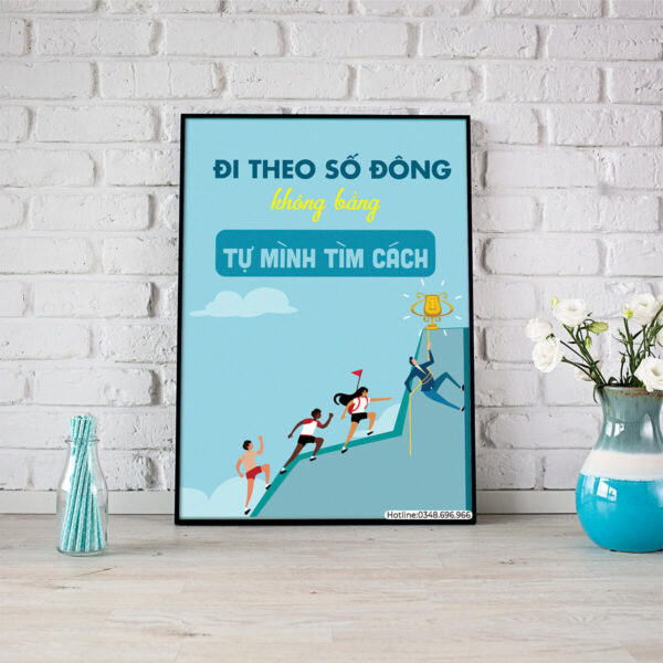 Đi theo số đông không bằng tự mình tìm cách