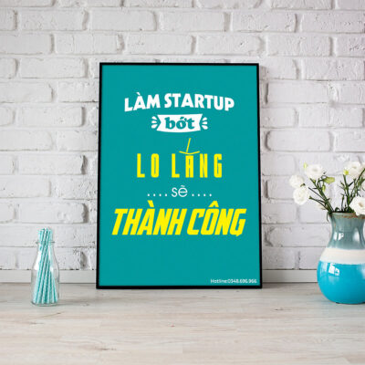 Tranh động lực: Làm startup bớt lo lắng sẽ thành công