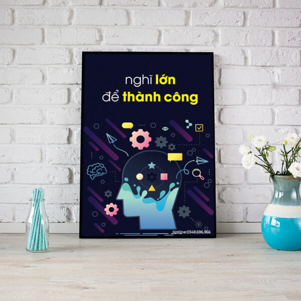 Tranh động lực: Nghĩ lớn để thành công