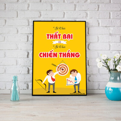 Tranh động lực: Từ chối thất bại là từ chối chiến thắng