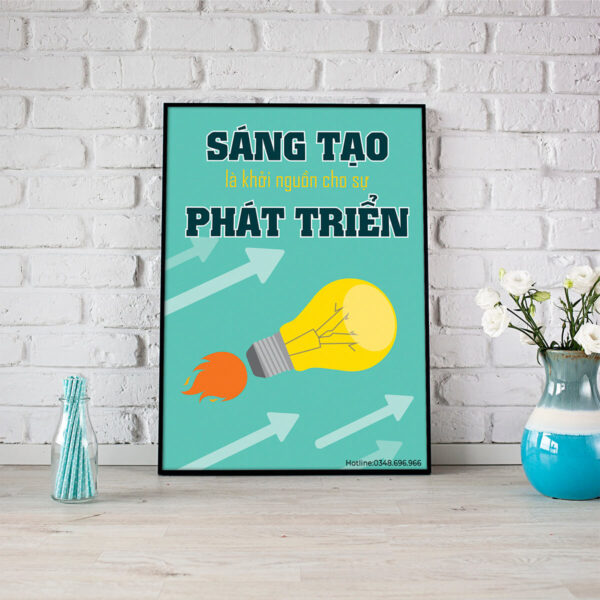 Tranh văn phòng: Sáng tạo là khởi nguồn cho sự phát triển