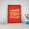 Tranh động lực tiếng Anh: Small steps everyday