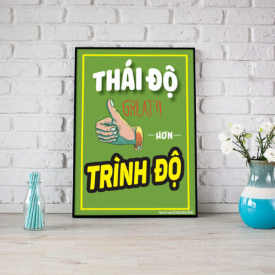 Tranh văn phòng: Thái độ Great hơn trình độ