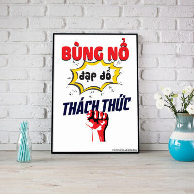 Tranh văn phòng: Bùng nổ đạp đổ thách thức